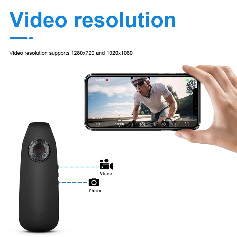 Portable Full High HD Mini Camera 007 Pea Pod Backpack Clip Digital Back Clip Miniature DVR 1080P 120 Degree Motion Detection