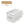 8 grids organizer grey