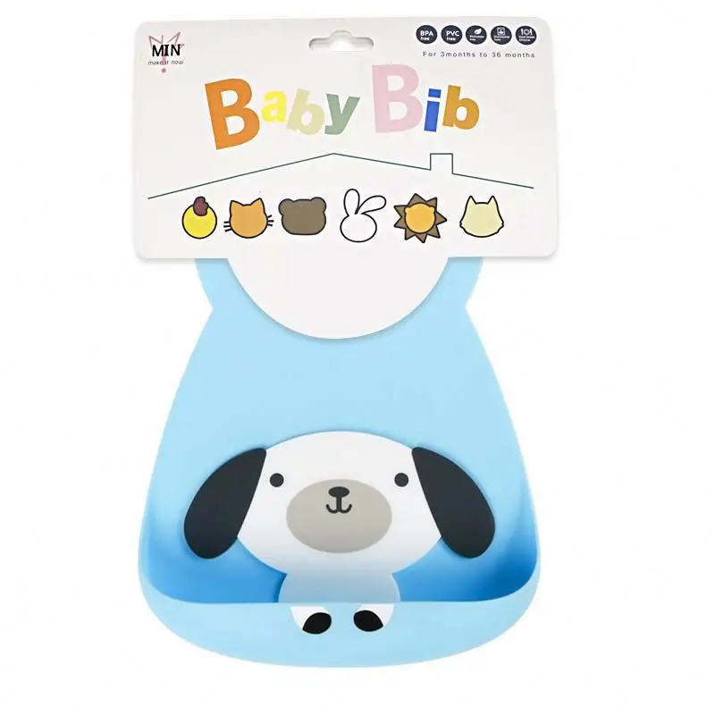 Новый силиконовый нагрудник для кормления ребенка с карманом Силиконовые Детские Прорезыватели