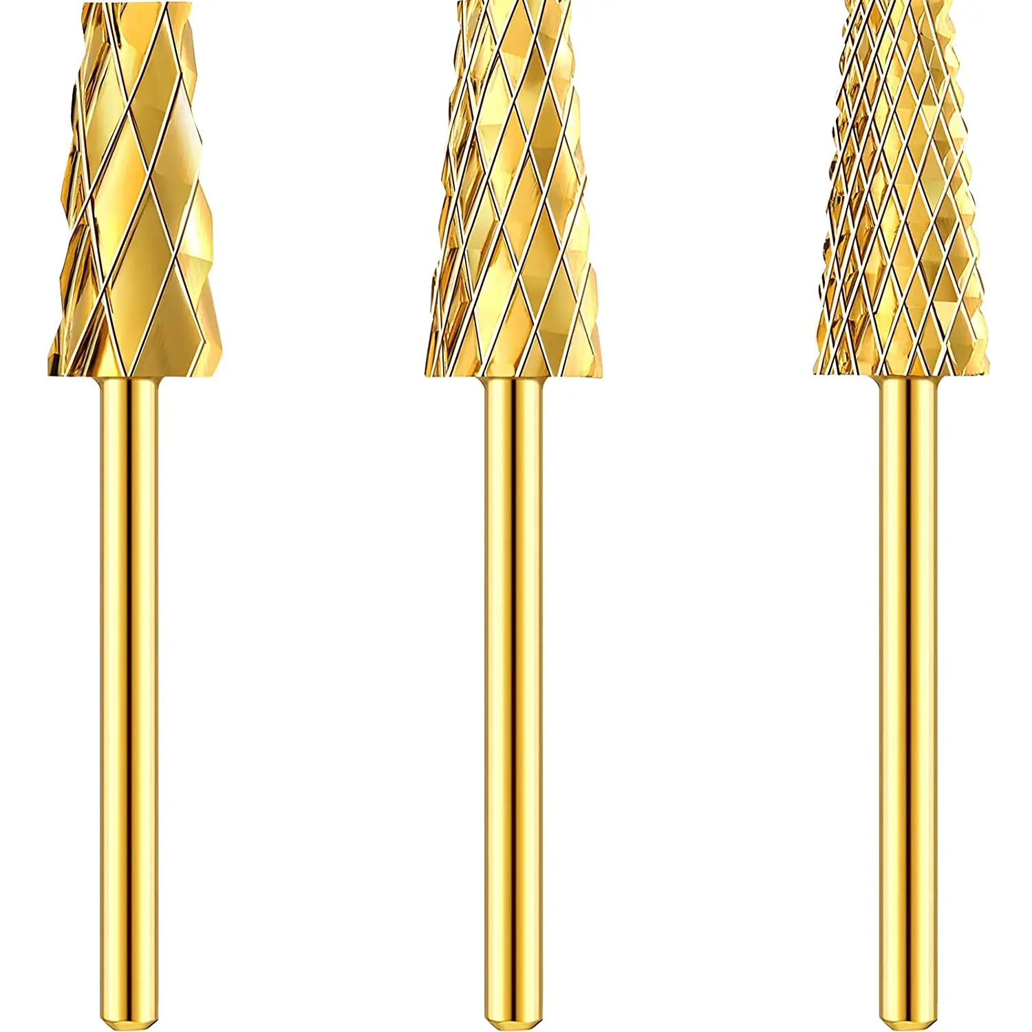 Hot selling gold nail dril bit Tungsten Carbide Nail File Drill Silver Manicure Bits