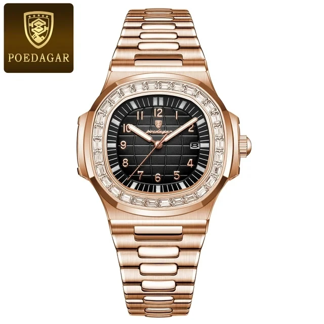 Top Poedagar Men Watch Business Waterproof Male Clock Reloj Hombre Luminous Date Stainle aperçu 7