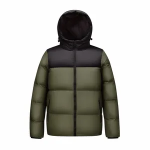 Men's Warm Down Jacket Thick Winter Coat with Hood Parka Thick Quilted Jacket Casual Unisex for Men and Women Travel