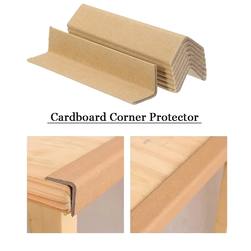 20 X Heavy Duty Cardboard Corner Protectors – 50x50mm, 1110mm Length, Edge Guards