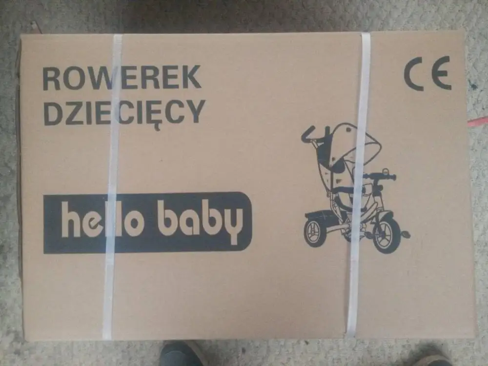 3 Wheel Baby Metal Tricycles For Toddlers / Kid Ride On Tricycle Pedal