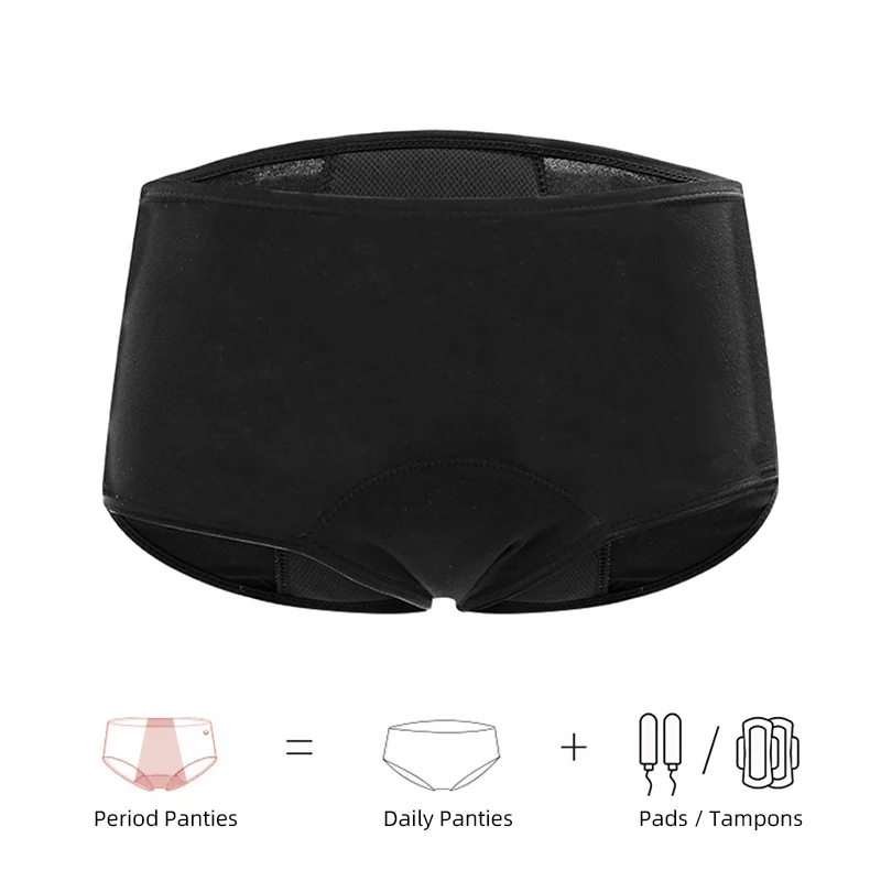 Cotton period brief side view