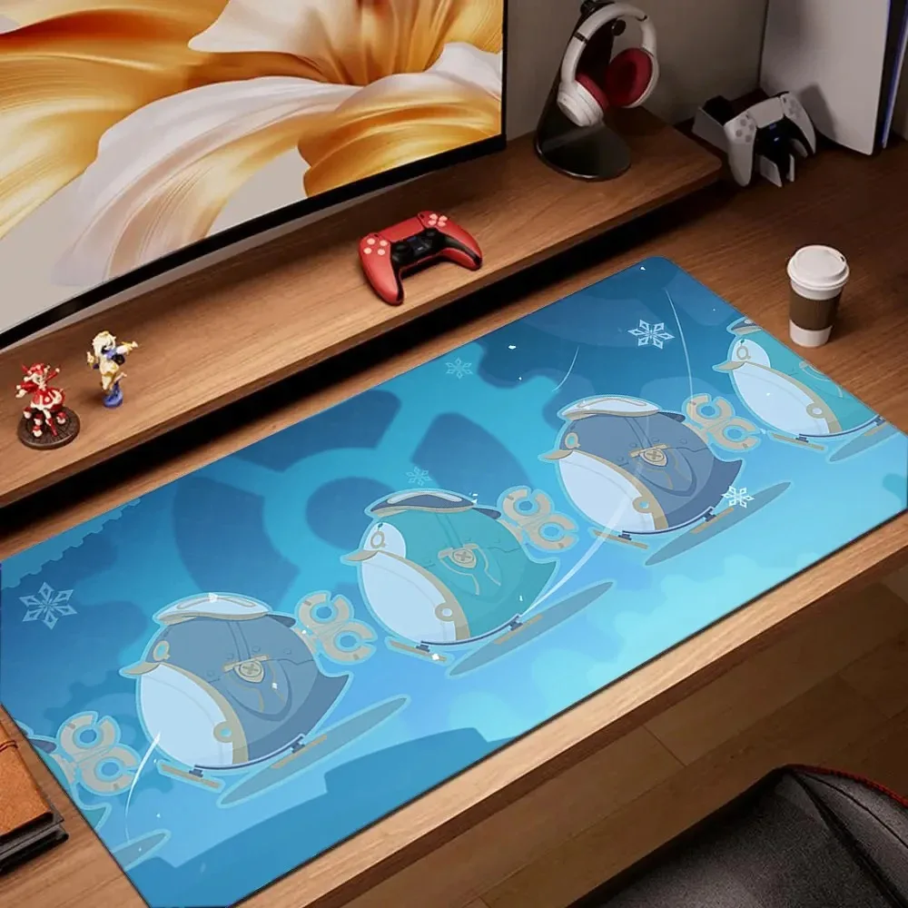 Genshin Impact Character Pattern Stylish Cool PC Gaming Mouse Pads Gamer Mats Teclado Pa aperçu 33