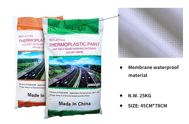 reflective thermoplastic road marking paint