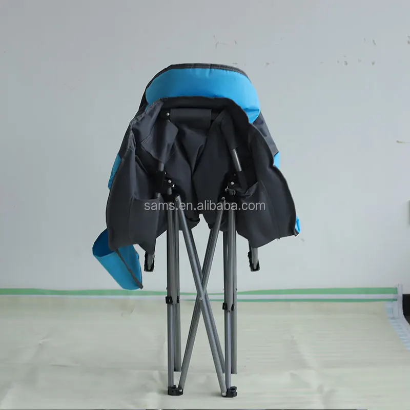 Заводская поставка садовый стул с карманом для воды пляжный лагерь отдыха складной