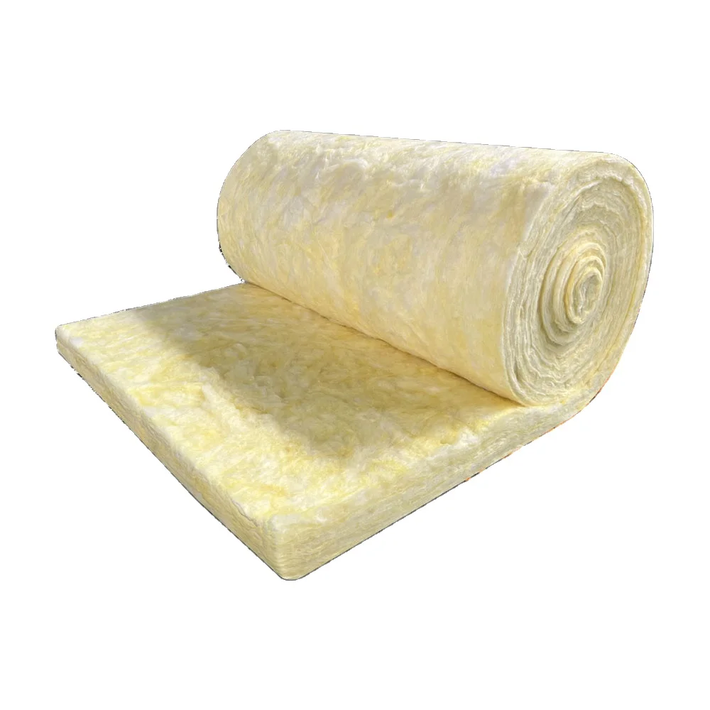 Fiberglass Wool Roll Insulation Sound-proofing Heat Insulation R25 R30 R38 350mm Wood Steel Frame House Glass Wool Blanket