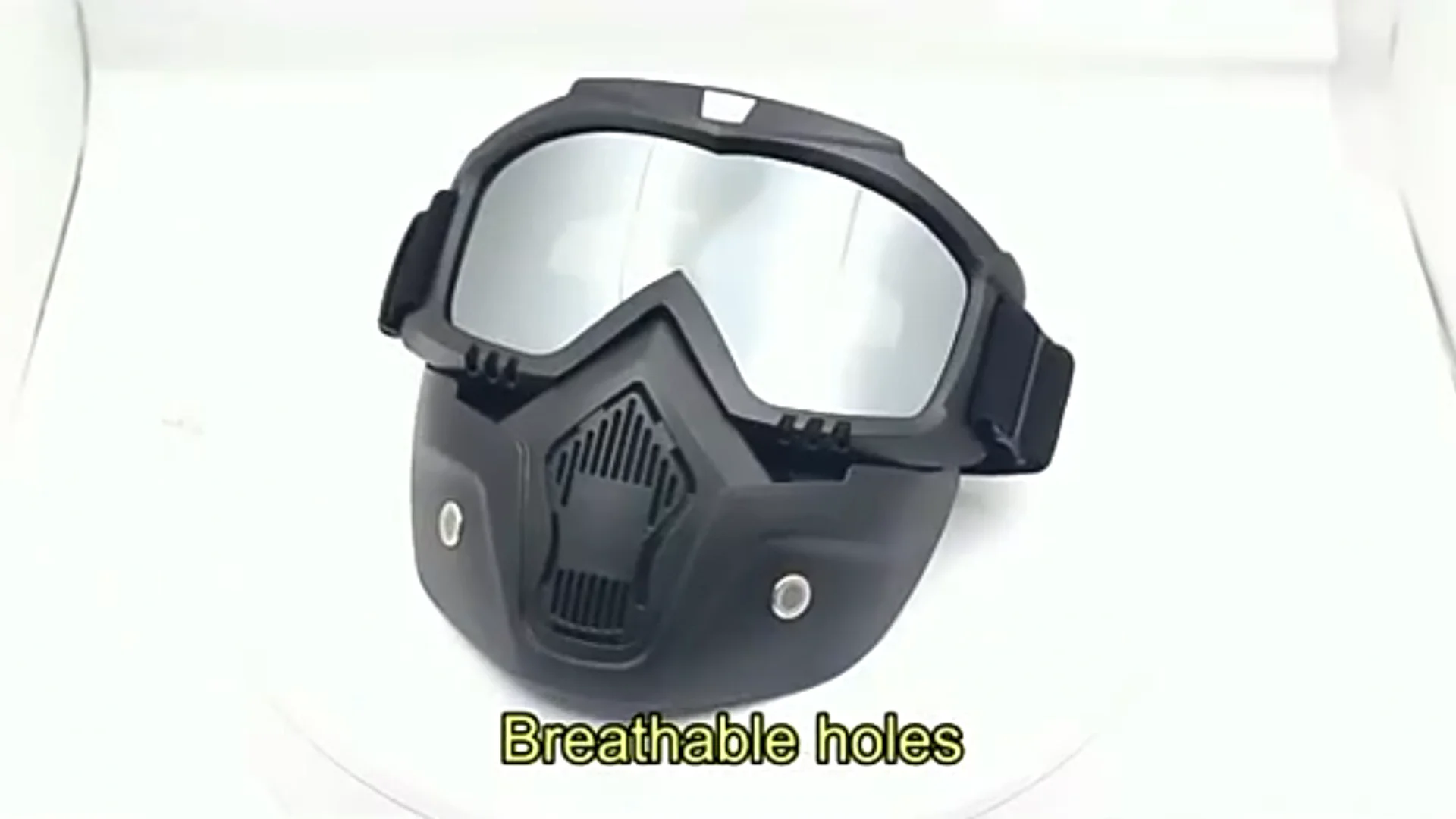 2024 Motocross Glasses Detachable Wear Under Helmet Motorcycle