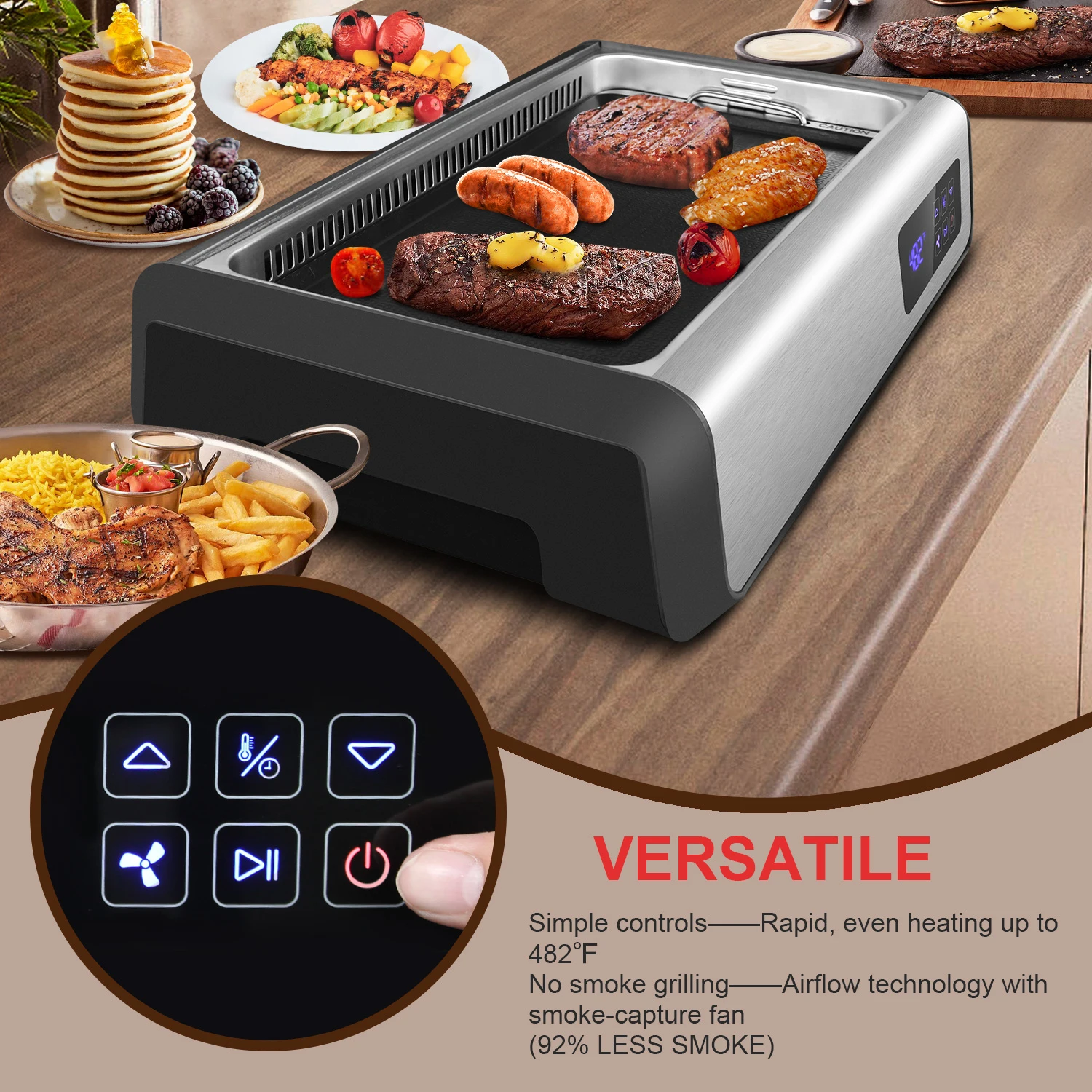Smokeless Electric Grill - Korean Fumee Restaurant BBQ