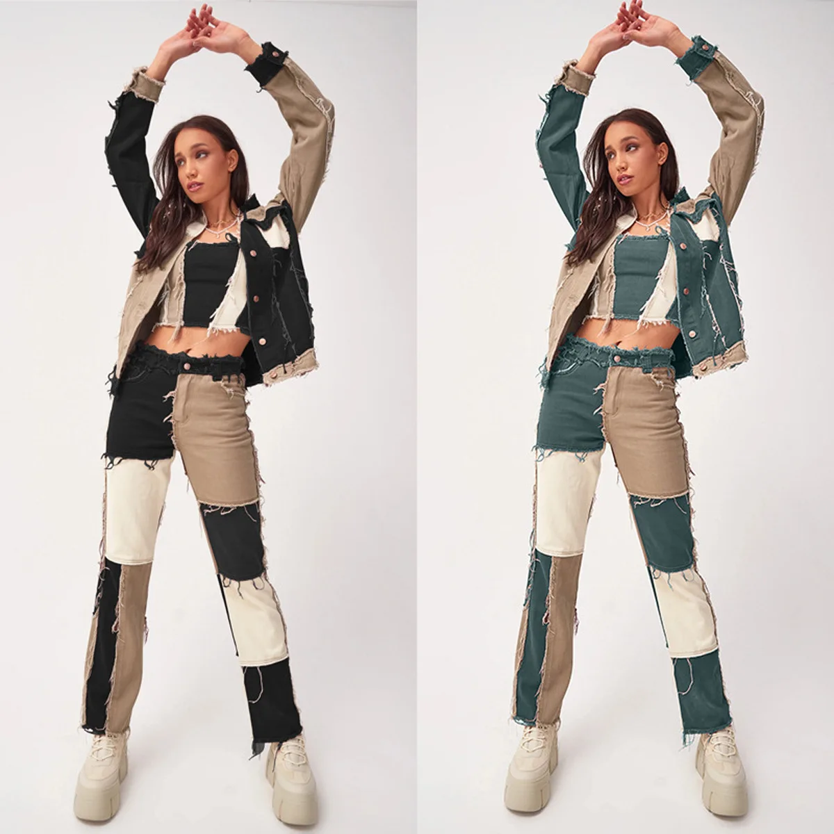 Oem Fashion High Waist Streetwear 