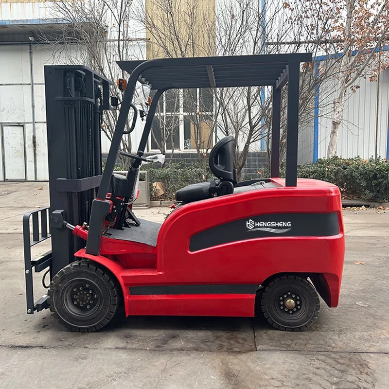 Electric-Powered EPA/CE/EU HS25-E Electric Forklift 2.5ton Load with 10 Batteries Compact Forklift Port Logistics Free Shipping