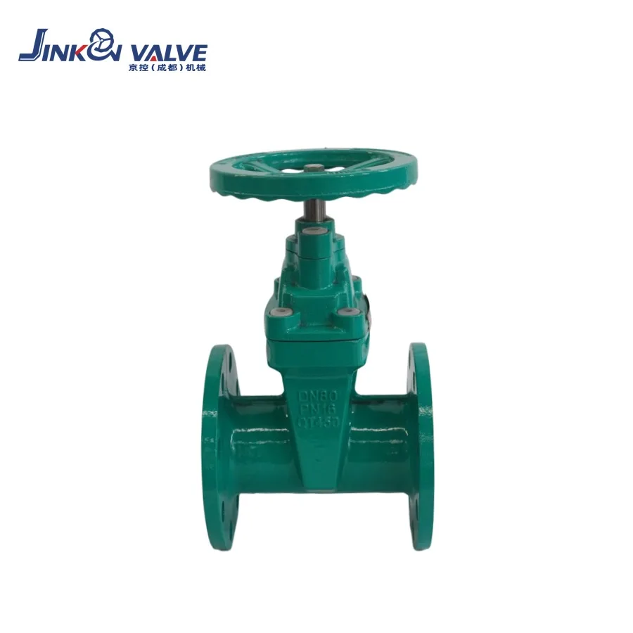 WRAS Approved Non-Rising Stem Resilient Seat Gate Valve Flanged Connection Ductile Iron Body EPDM Disc Stainless Steel Stem