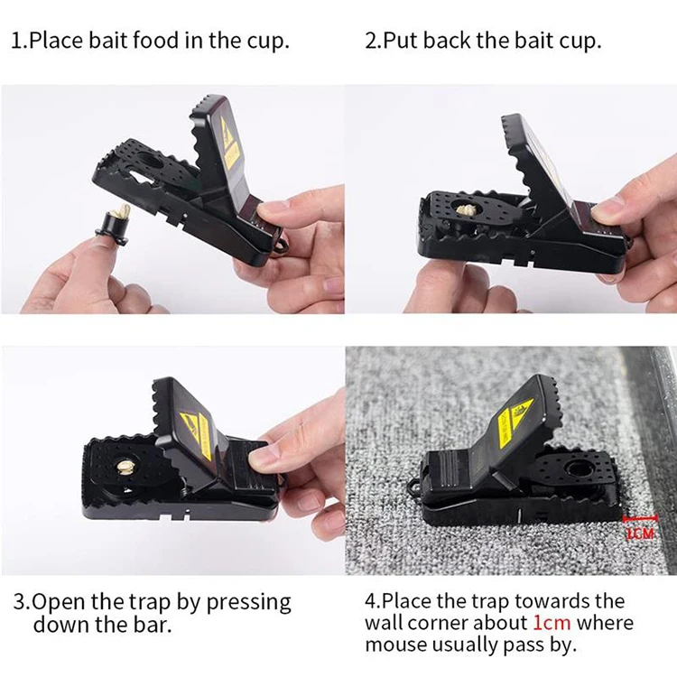 Source 2022 Killer Rat Plastic Mouse Trap Animal Friendly Black Cat  Effective Quickrat Continous Big Alive Plastic Mousetrap on m.