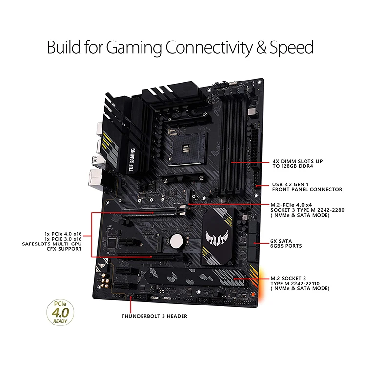 PCパーツ ASUS - ASUS AMD B550 TUF GAMING B550-PLUS TUF GAMING B550-PLUS｜マザーボード｜ASUS 日本
