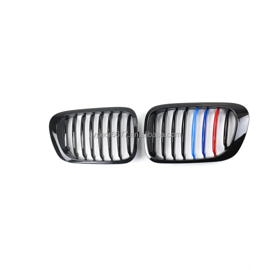 product tiypeor left right bumper kidney grille grill for bmw 3 series e46 1997   2001 facelift 2  door grille-3
