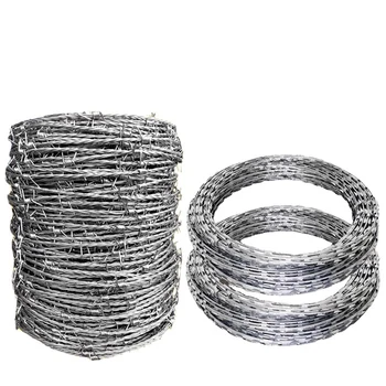 Factory Price Hot Dipped Galvanized Razor Barbed Wire For Protective Fence