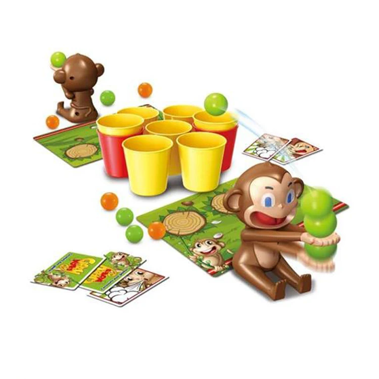 Coconuts Duo Crazy Monkey Dexterity Game for 2 Players by Seth