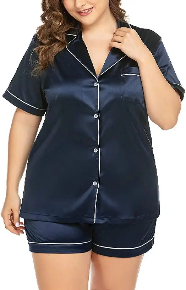 Nantex Custom Summer Plus Size Sleepwear 4xl Short Pyjama Sets Women