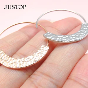 Trendy New Arrivals Designer 14K Large Wholesale for Women Gold Filled Memorial Gold Plated Hoop Earrings Jewelry