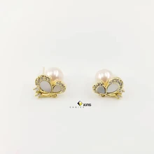 Unique design butterfly pearl earrings fashion earrings fashion jewelry  women's earrings