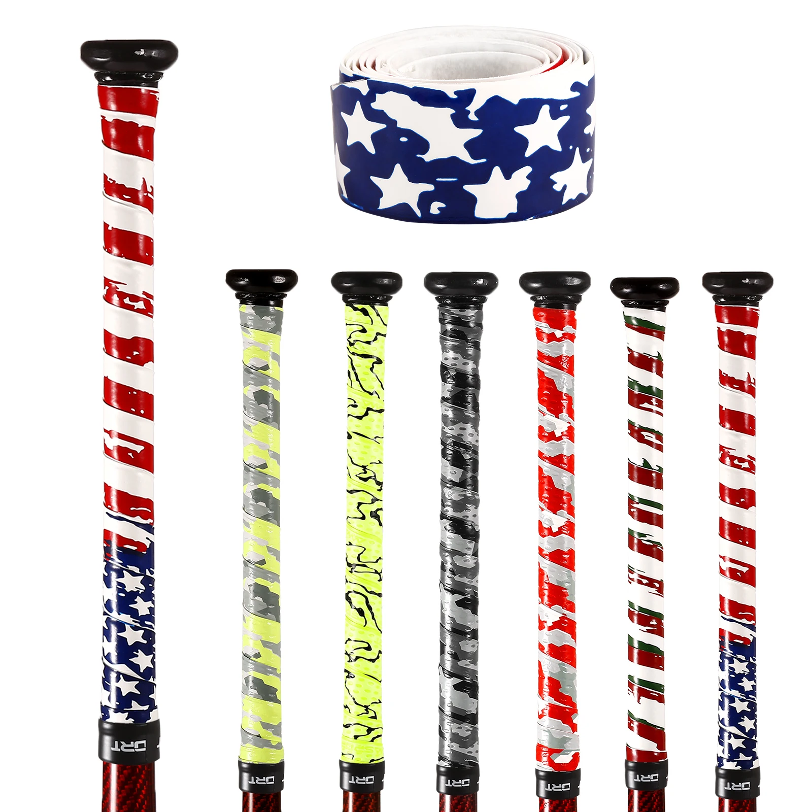 Amasport Pro Feel Full Adhesive Baseball Bat Grip Tape Comfortable Back