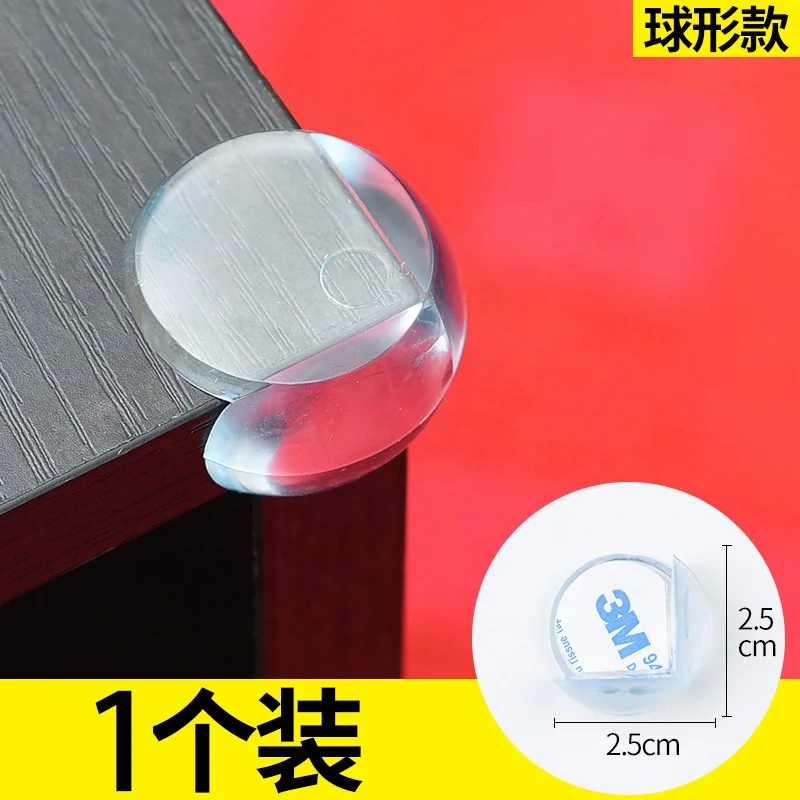 Wholesale Bulk PVC Baby Corner Protector Adhesive Angle Against Collision Corner Protector for Kids Proofing Baby Collisions