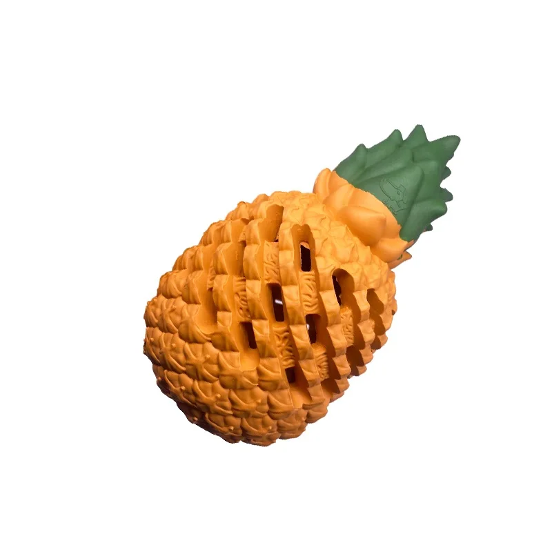 Indestructible Interactive Treat Toys Pineapple Dog Chew Toys For