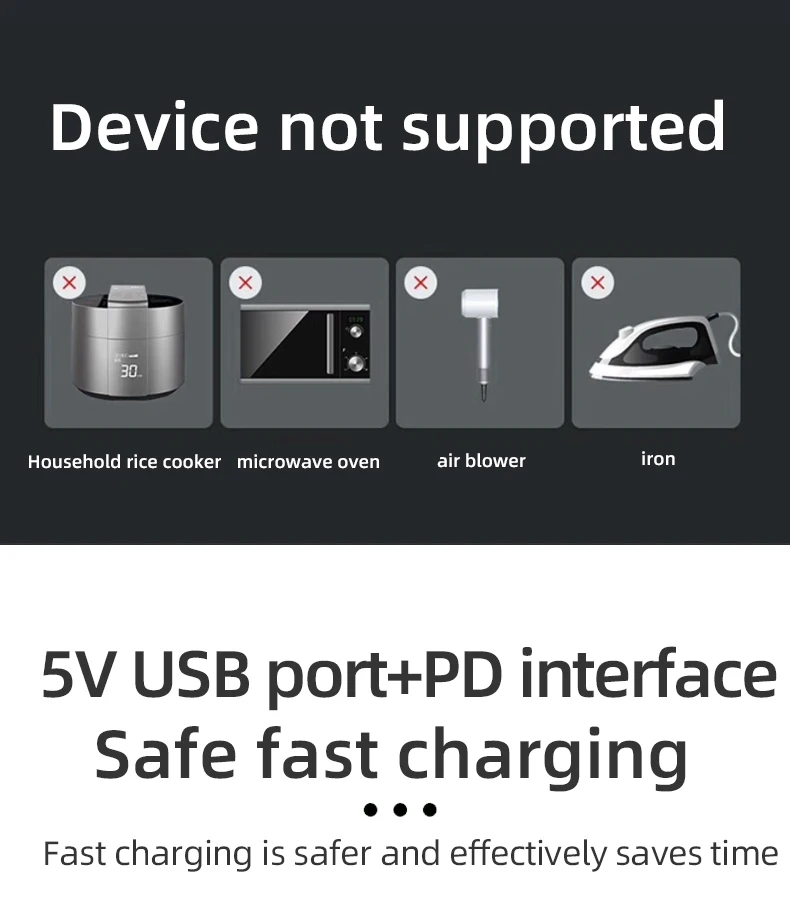 Car Multi-function 12V24VDC Converter AC220V USB Socket Fast Charge Car Power Inverter