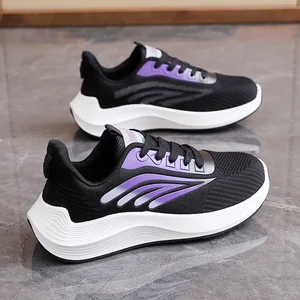 Women's Summer Sports Shoes New Mesh Surface Breathable Lightweight Soft Sole Casual Fashion Walking Style Running Shoes
