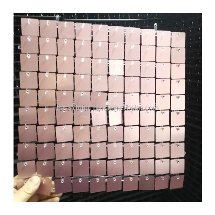 Современный Лидер продаж золотые мерцающие блестки индивидуальный дизайн настенная панель 3d