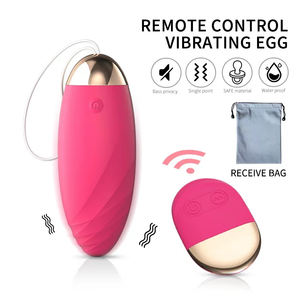 Amoura G-Spot & Clitoral Egg Vibrator with remote control in purple finish