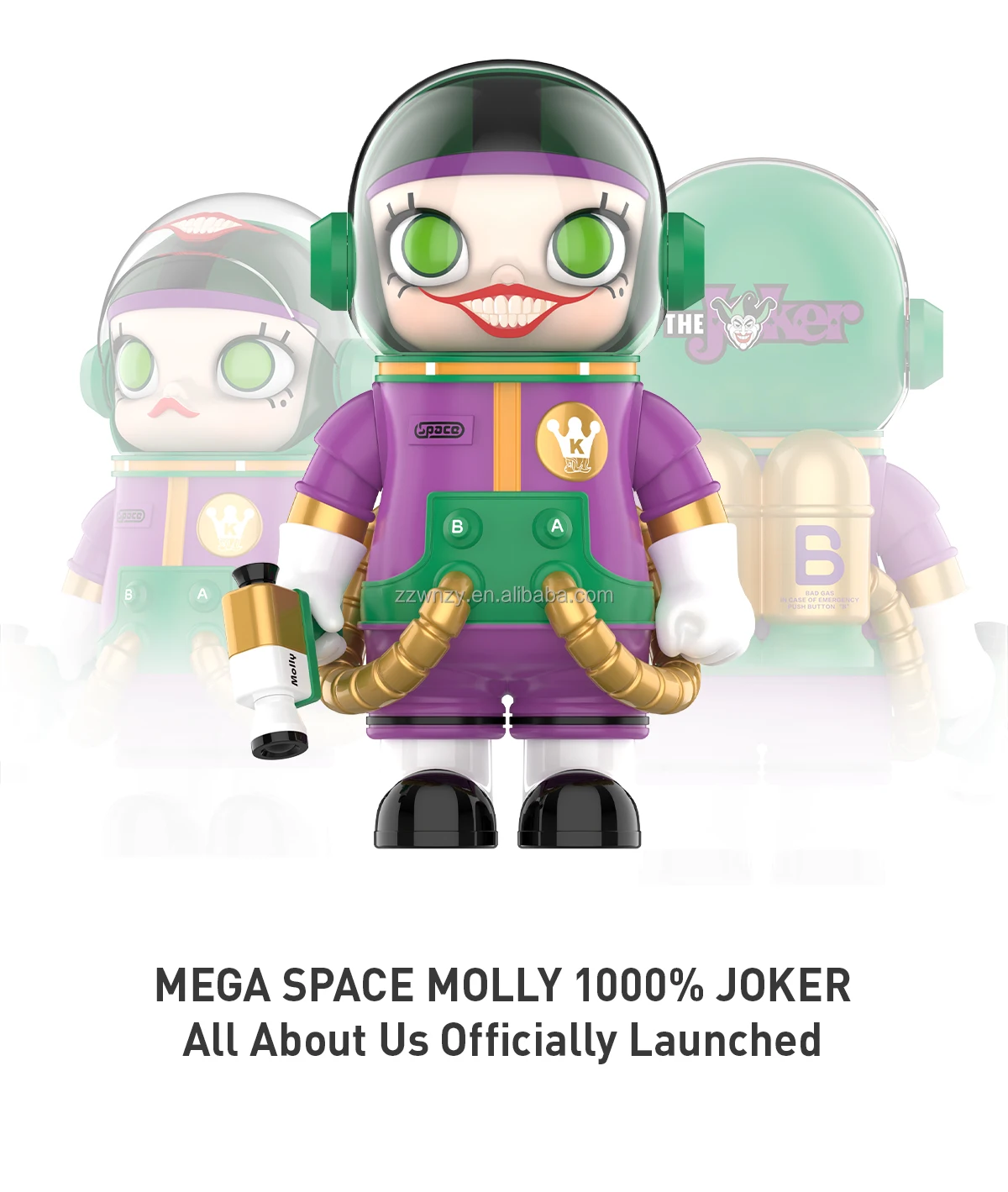 I*m様 Mega molly 1000% space molly joker MEGA SPACE MOLLY 1000% JOKER - POP MART (Hong Kong, China)