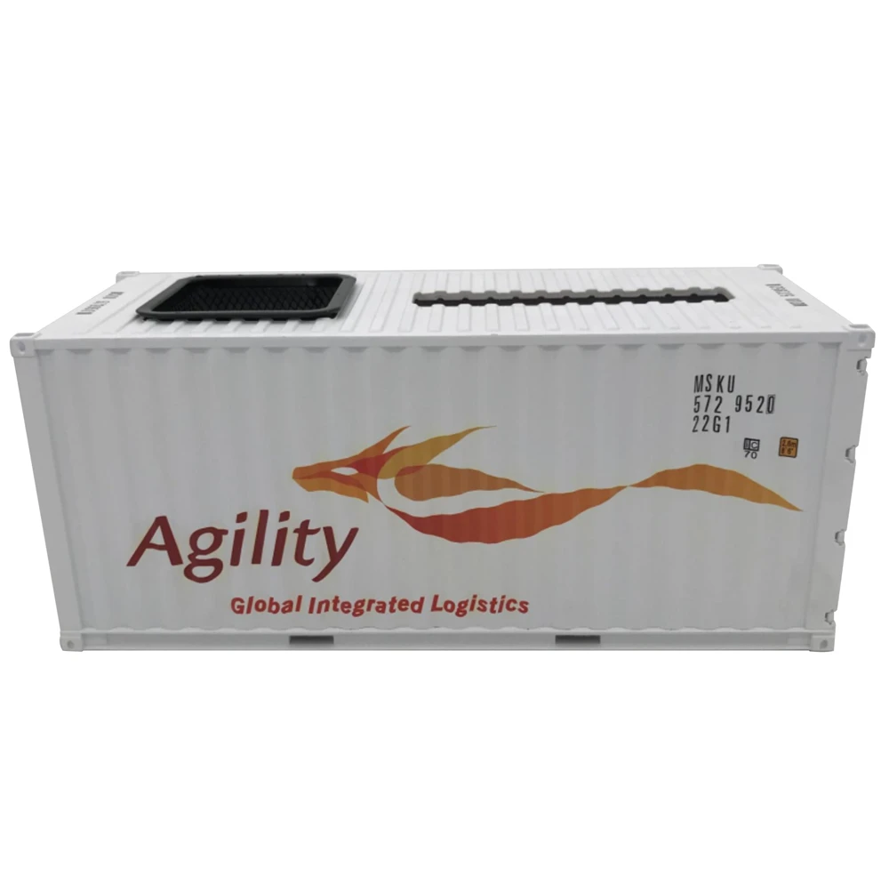 【A】30cm 1:20 Agility logistics  containers model container model O.A.S ship model