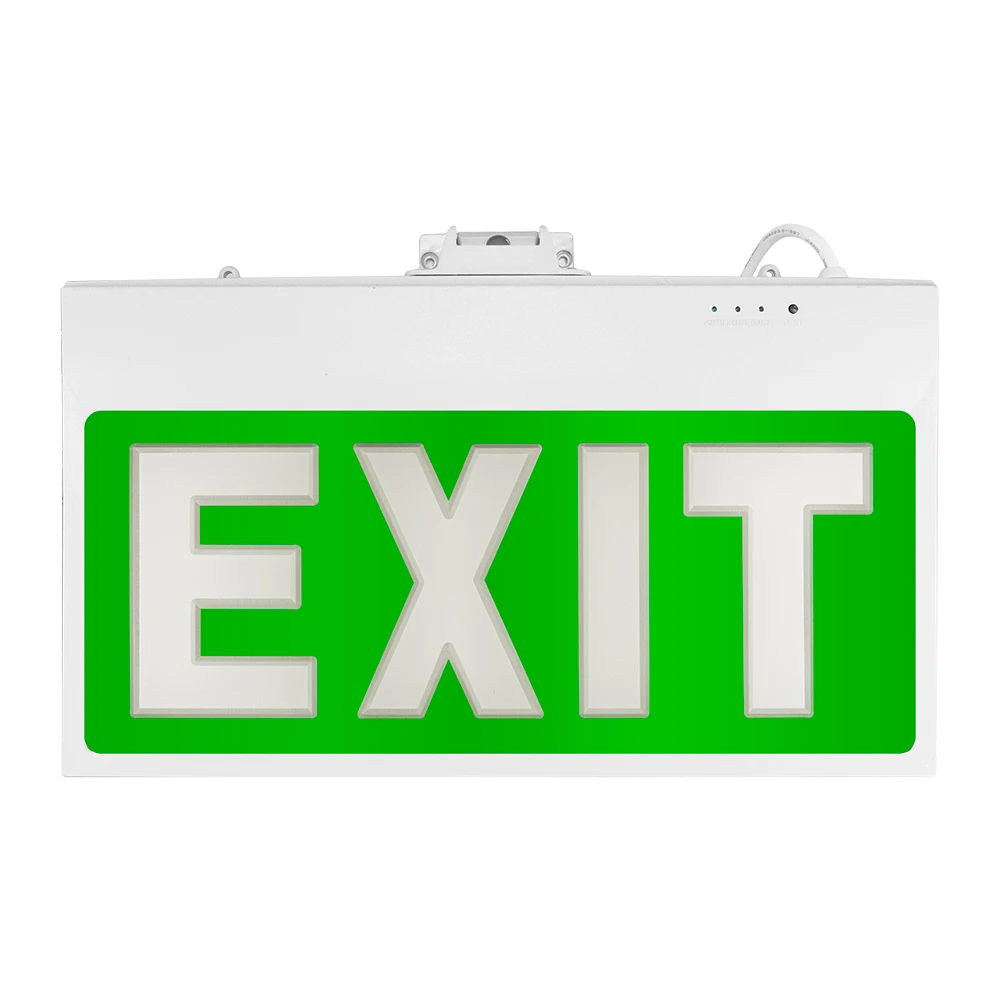 Exit light. Emergency exit sign. led emergency exit light.