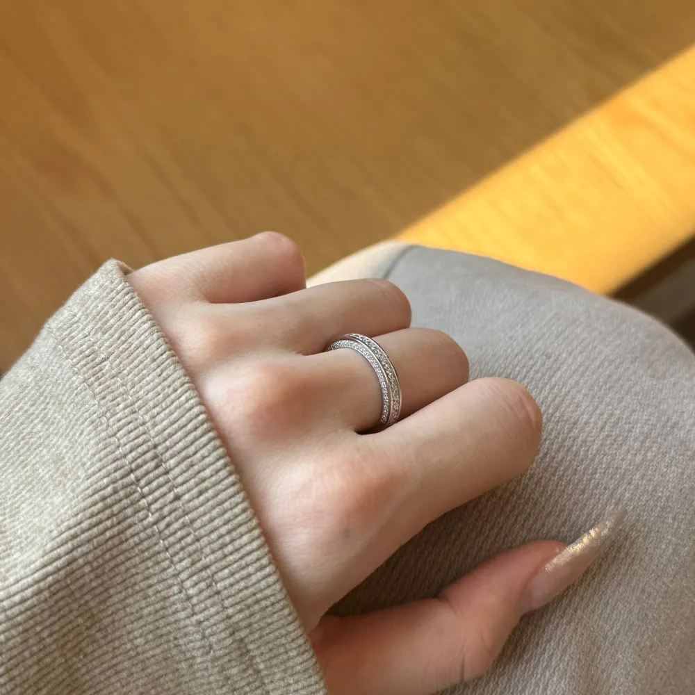 KAKODIY fashion engagement new wedding 925 sterling silver French luxury concave ring detail 2