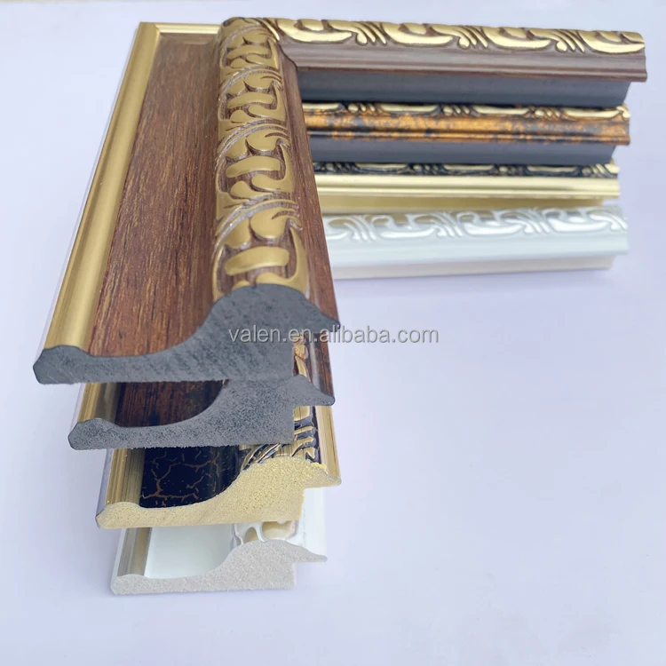 Wholesale Triangle Colors PS Photo Frame Moulding Picture Frame Moulding Manufacturer Free Customized Plastic Frame 1000 Meters