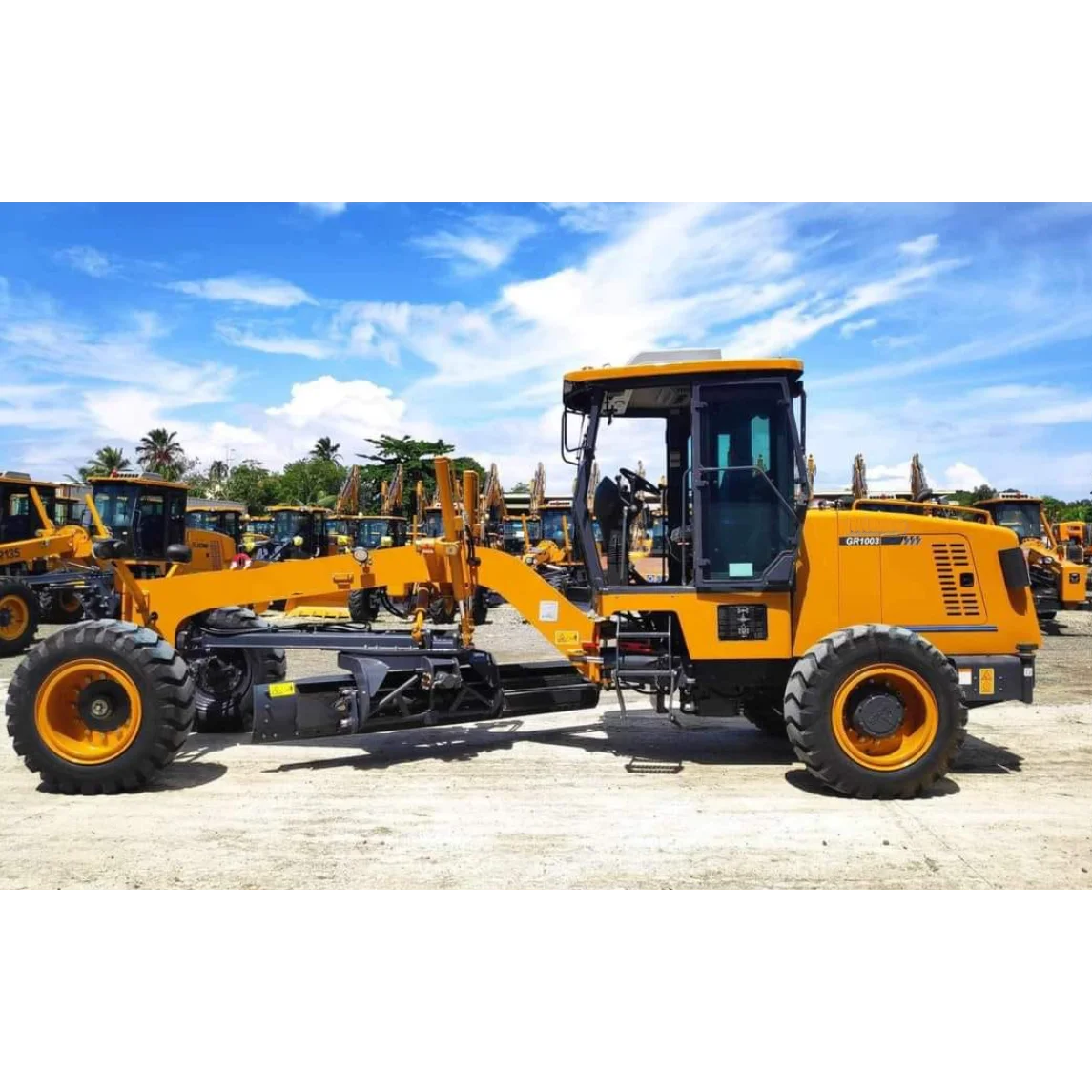 Road Construction Machinery 100HP Motor Grader GR1003 Motor Grader with Ripper and Blade factory