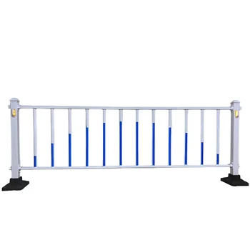 Urban Traffic Municipal Guardrail Zinc Steel Road Fence for Outdoor Community Sidewalk Sheet Metal Fabrication