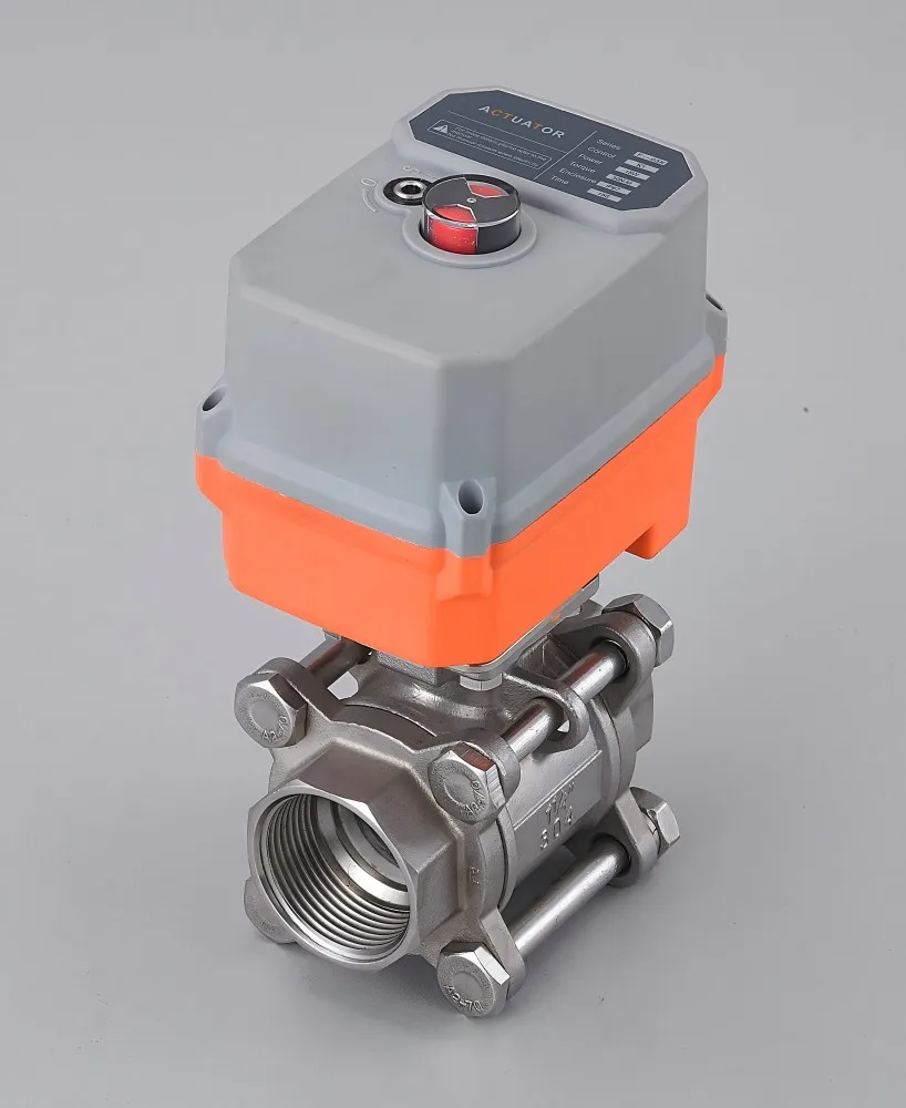 Stainless Steel Ball Valve Drainage Reflux Valve Intelligent Electric Flow Control Valve Electric Actuator