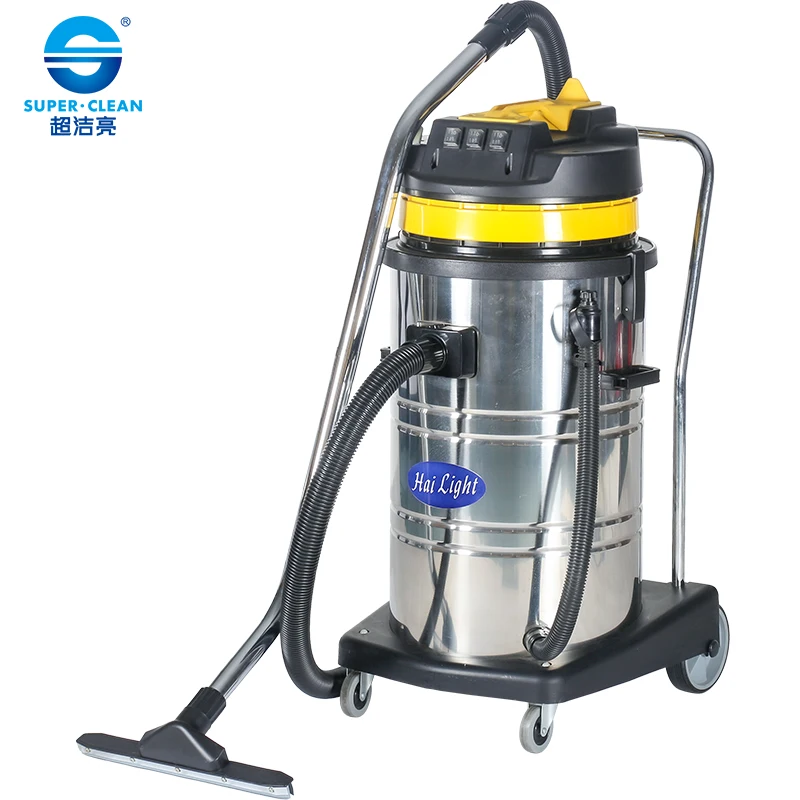 Пылесос из нержавеющей стали, 3000 Вт, 80 л