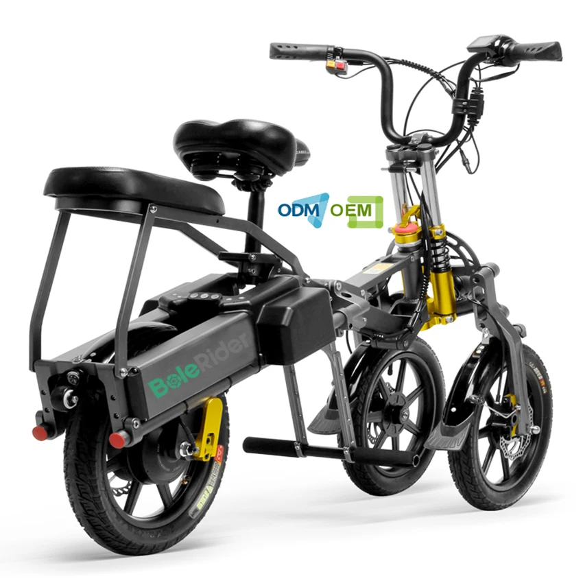 Bolerider Foldable Electric Bike 500w Dual Battery Trike