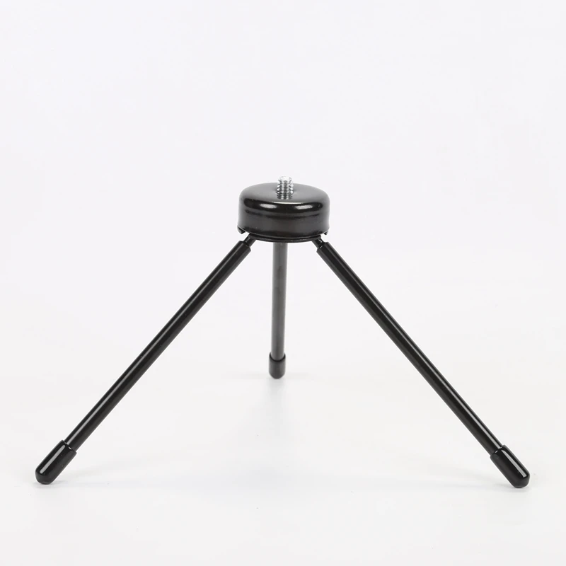 14cm Ring Light Mobile Phone Camera Tripod Light Stand Lightweight Smart Phone Tripod Iron Selfie Stick Foldable Mini Tripod