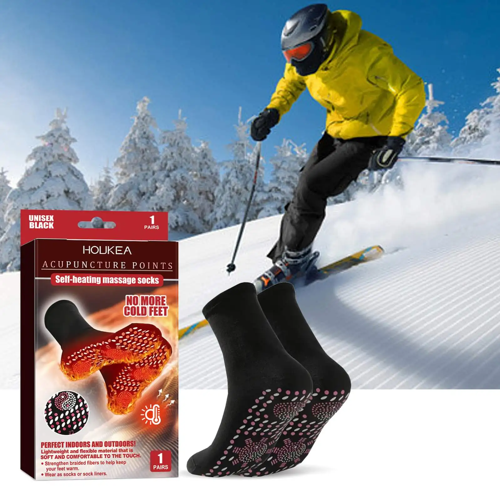 AFIZ Tourmaline Slimming Health Sock,Tourmaline Slimming Health Sock,Tourmaline