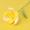 Gradient dark yellow-Open tulip flower stem