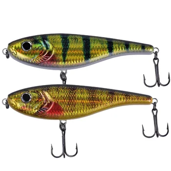 Plastic Live Bait Slow-Sinking Jerk Bait-155mm 76g Bionic Fish Lure With Hooks – Hooks – view 5