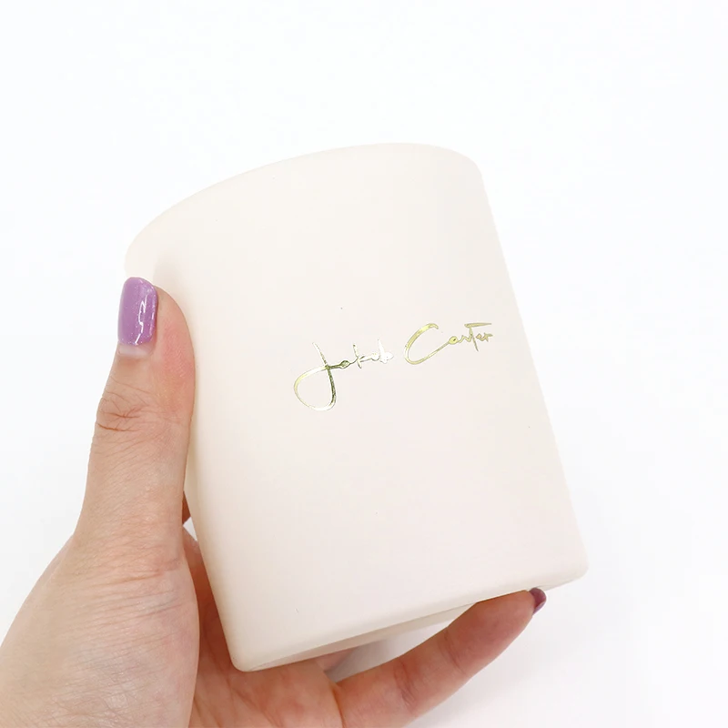 Fast Delivery Clear Glass Candle Jar With Wooden Lid Bulk Empty Candle