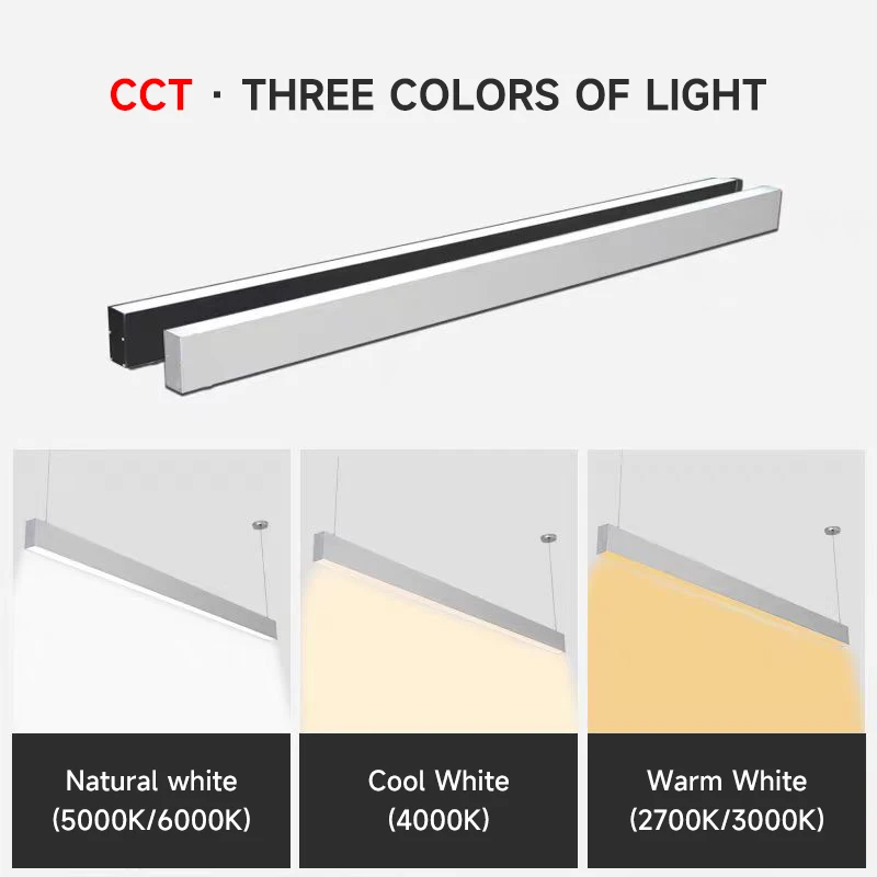 4FT 1200MM Led Hanging 35W Linear Light Office Mall Billiard Room Led Linear Light Aluminum Pendant Linear Lights