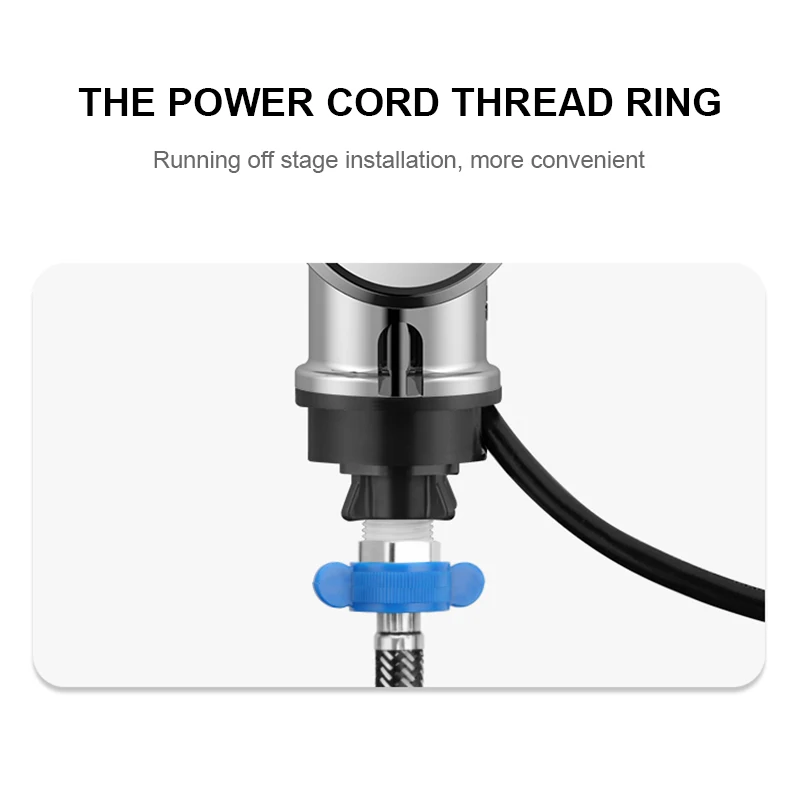 Factory Supply Discount Price Single Hole Tankless Tap Electric Instant Kitchen Sink Hot Water Heater Faucet for Home Bathroom